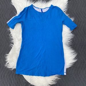 [Lululemon] Colorblock Tee Blue Gray